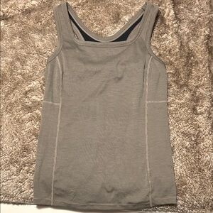 Prana Taupe Racerback Yoga Tank Top